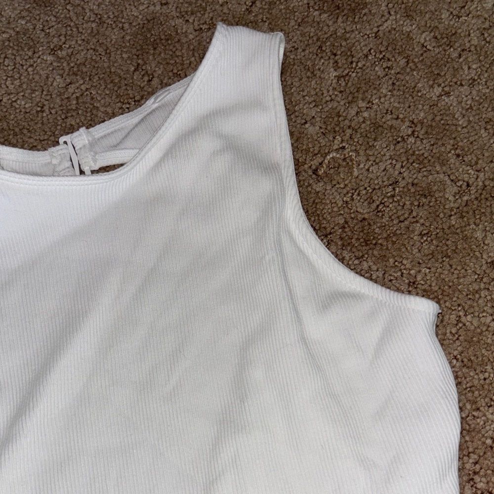 Lane Bryant White Bodysuit Open Back Onepiece Plus Size 18/20 Women’s Top - Picture 5 of 9